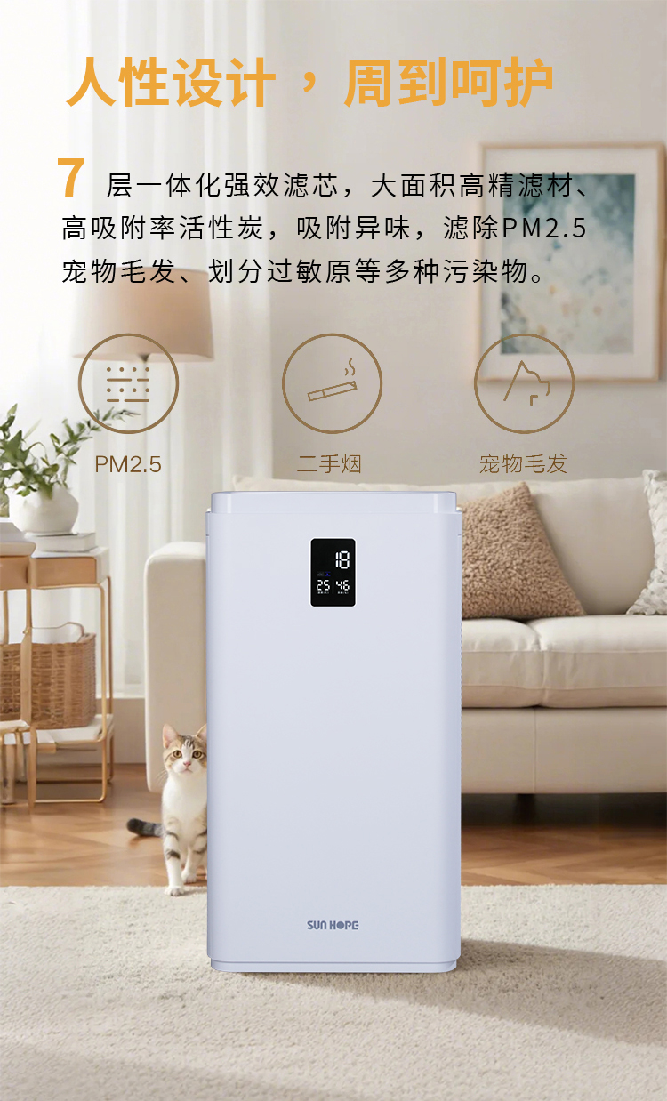 尚赫空气净化器KJ650F-S01