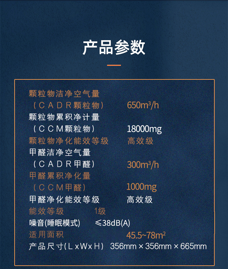 尚赫空气净化器KJ650F-S01